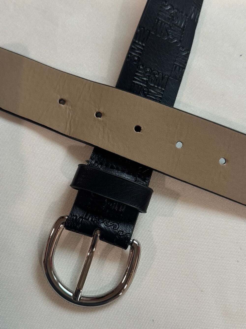 Steve Madden Black Monogram Belt Bag Detachable Fanny Pack Y2K Waist Bag - Picture 9 of 12